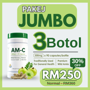 PAKEJ JUMBO (3 BOTOL AM-C)